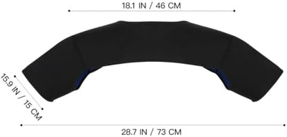 EXCEART Double Shoulder Support Brace | Lightweight Compression Shoulder Sleeve for Sports | Sport Pads for Men (L)