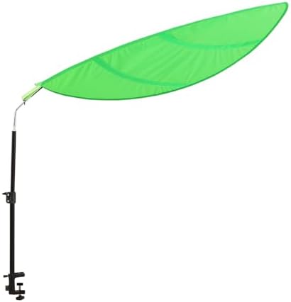 Office Cubicle Shade Cubicle Desk Light Shield to Block Anti-Glare Cover Light Sensitive Professionals Cubicle Light Quick Install Shading Light Shade with Clamp (Green Leaf)