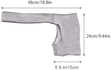 Ipetboom Adjustable Fitness Shoulder Support Brace with Elastic Straps