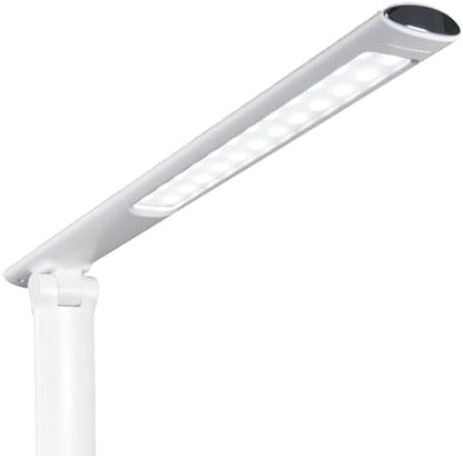 OttLite Emerge LED Sanitizing Desk Lamp with USB Charging, White
