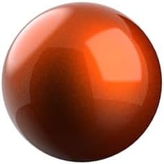 SANWA Trackball 34mm/1.34in, Replacement Ball for Logitech m575, m570, MX Ergo, Perixx, Kensington, Elecom, and Other Compatible Trackball Mouse, Glossy Orange
