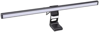 RGB CCT Dual Sided Computer Screen Light Bar, Eye Care USB Reading LED Task Lamp with 3 Color Temperature and RGB Ambient Backlight for Monitor, Adjustable Brightness Clamp On