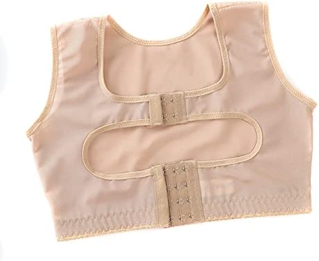 Surakey Women Chest Brace Up Posture Corrector Shapewear Tops Back Brace Support Bra Chest Hunchback Body Shaper Corset (SkinColor S)