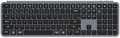 Keychron B6 Pro Ultra-Slim Full-Size Wireless Keyboard - Space Gray