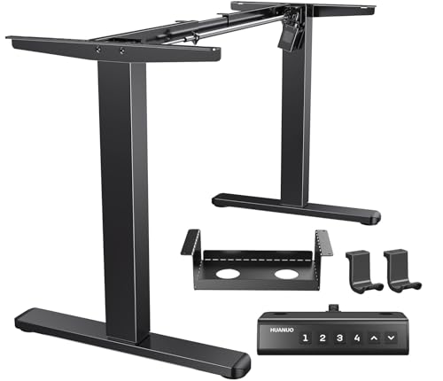 Standing Desk Frame with Brushless Motor for Max 75 x 35 inch Tops
