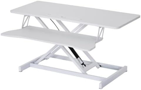 38" Desk Converter, Height Adjustable Sit to Stand Riser