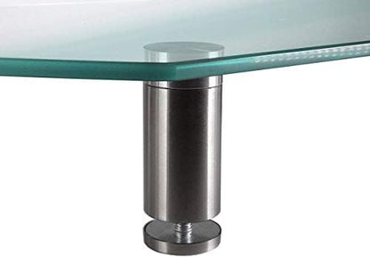 Monoprice 116356 Multimedia Riser Desktop Monitor Stand - Clear Glass, Large 30.8 x 11 Inches - Workstream Collection, 30.8" x 11.0"