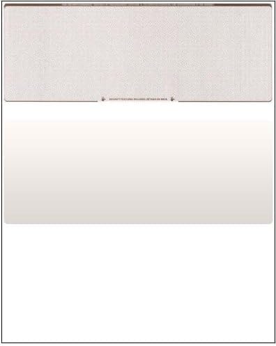 Business Voucher Check Stock - 500 Sheets, Check on Top, Brown Diamond