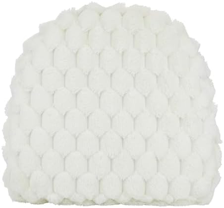 Klear Vu Raindrop The Gripper Non Slip Chair Cushions, Soft & Comfortable Seat Pad, Sitting Pillow for Kitchen, Dining or Office, 6 Count (Pack of 1), Podcast White