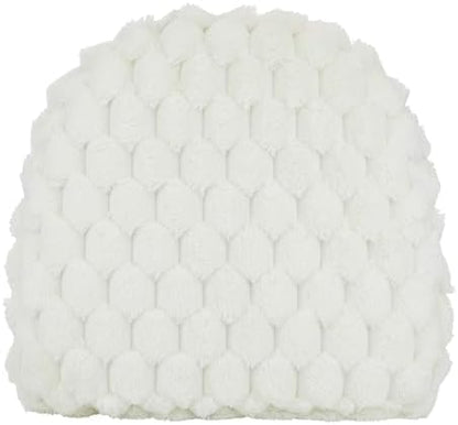 Klear Vu Raindrop The Gripper Non Slip Chair Cushions, Soft & Comfortable Seat Pad, Sitting Pillow for Kitchen, Dining or Office, 6 Count (Pack of 1), Podcast White