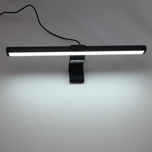 Led Desk Lamp, 3 Selectable Color Temperature Monitor Light Bar with Memory Dimming Anti Glare, Asymmetrical Light Source Led Task Lamp for Desk Study Workbench