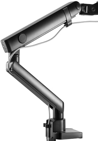 SilverStone Technology ARM13 Single Monitor Arm with Mechanical Spring Design and Wide adjustability, SST-ARM13