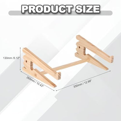 PATIKIL Wooden Laptop Stand 1Pack Dual-Use Laptop Stand Vertical for 13-18