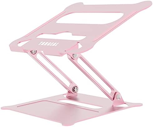 Adjustable Laptop Riser, Multi-Angle Stand with Heat-Vent for Mac, Notebook, Lenovo KT1-Rose