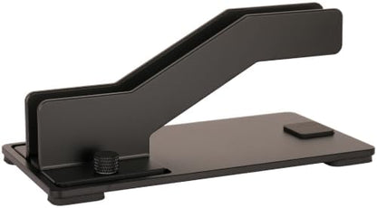 Adjustable Vertical Laptop Stand, Premium CNC Aluminum Laptop Holder with Tool-Free Dual Knobs, Universal Dock for MacBook, Surface, Dell, HP, Lenovo & All Laptops, Space Saving Desk Organizer