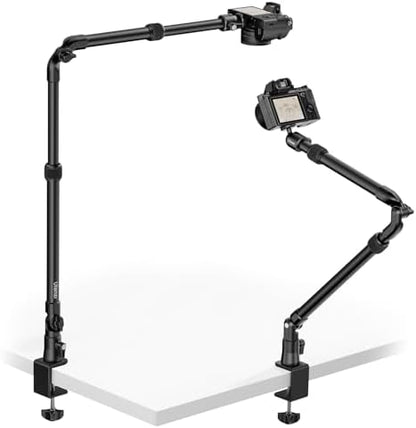 ULANZI ZJ02 Camera Desk Mount Stand Overhead Magic Articulating Arm
