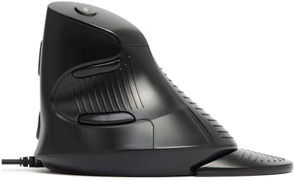 DELUX Wired Ergonomic Vertical Mouse, for Medium Hands(M618XU-Black)