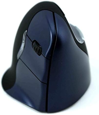 Jestik Evoluent Mouse VM4RW - VerticalMouse 4, Right Hand Ergonomic Design, Evoluent Vertical Mouse with Wireless Connection for Comfort and Precision, Plus Microfiber Cloth (Regular Size)