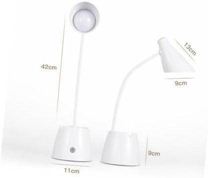 ARTIBETTER LED Desk Lamp with Color Temperatures Rechargeable Portable Reading Table Lamp for Home Office Students Eye-Caring Material Lightweight for Bedroom and Dorm Use