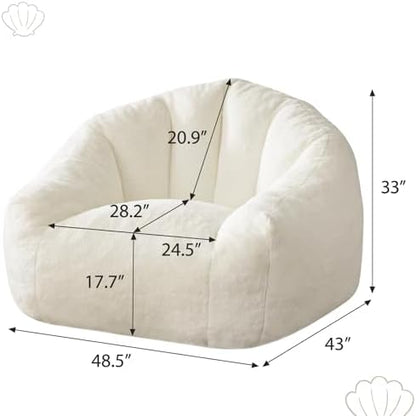 HUGHEAVEN Max Giant Bean Bag Chair, Bean Bag Sofa for Adults & Teens