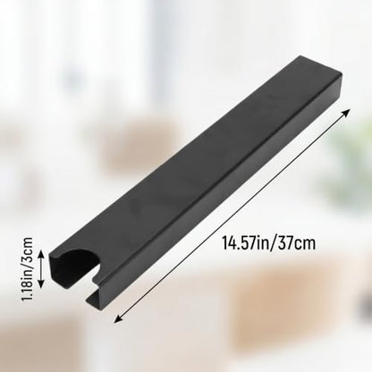 Asixxsix Magnetic Cable Management Tray for Desk Leg (Black)
