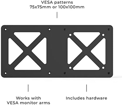HumanCentric Mounting Bracket for Intel NUC mini pc VESA Monitor Arm 75x75