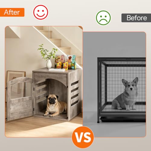 Dog Crate Furniture, Small Dog Kennel Indoor, Pet Side End Table