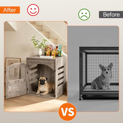 Dog Crate Furniture, Small Dog Kennel Indoor, Pet Side End Table