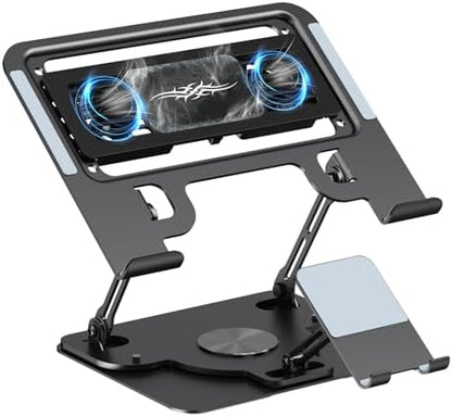 Laptop Cooling Pad with Detachable Fan & Cooler Cooling Laptop Stand Black