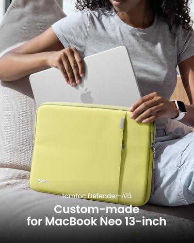 tomtoc 360° Protective Laptop Sleeve 13-inch MacBook Neo A3404 (2026)