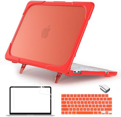 Batianda Heavy Duty Case for MacBook Neo 13 Inch 2026, Red