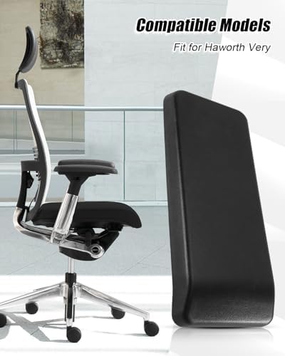 Office Chair Arm Pads Caps Compatible with Haworth Very Office Chair