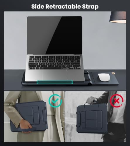 Nillkin 14 inch Laptop Sleeve with Stand (4-in-1), 2 Stand Modes, Mouse Pad