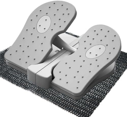 Foldable Leg Exerciser: Portable Foot Pedal Exerciser for Seniors Under Desk Foot Pedal Exerciser Stepper Exercise for Leg Muscles Relieves Varicose Veins Physical Therapy Aid
