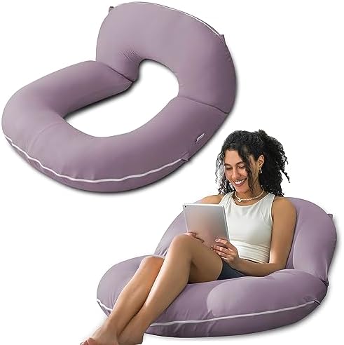 INSEN Reading Pillow, Back Pillow for Sitting in Bed and Couch