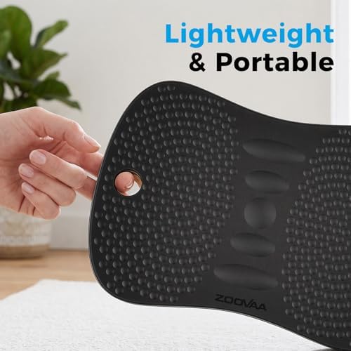 Wobble Balance Board for Standing Desk – Wooden Exercise Board for Balance