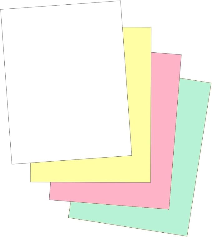 "Plain" Collated Color Paper (Not Carbonless) for Laser and Ink...