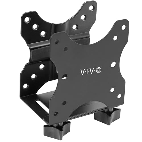 Black Thin Client Mini PC Mount Bracket, MOUNT-PC05C