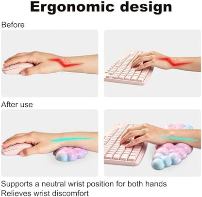 Cloud Wrist Rest for Computer Keyboard,Mouse Wrist Rest,Keyboard Wrist Rest