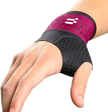 Ultra Thin Carpal Tunnel Wrist Brace with Soft Thumb Design (Not for Thumb Pain), Ajustable Compression Wrist Wraps with Mobility for Sports Work Typing Sleeping, Tendonitis, Arthritis Ulnar Pain