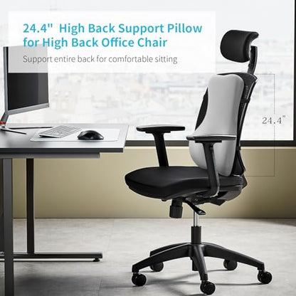 Lumbar Support Pillow for Office Chair, Back Cushion for Full Back Support