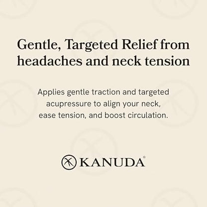 Kanuda Head Nap – Cervical Traction Device for Neck Pain Relief, Ergonomic Neck Tension Relief Tool Designed by Physical Therapist for Posture & Alignment