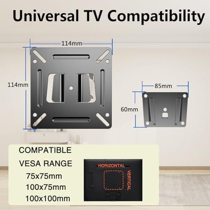 Monitor Wall Mount for 14-24 Inch Low Profile RV TV Wall Bracket
