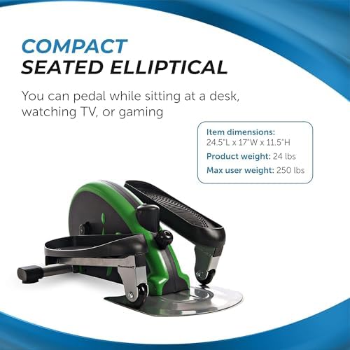 Stamina InMotion E1000 Compact Lower-Body Strider Elliptical, Orange