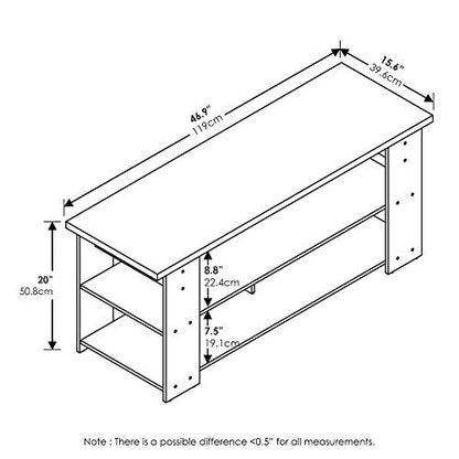 Jaya TV Stand, Espresso, 50