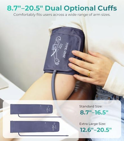 Automatic Upper Arm Blood Pressure Monitor, 3*199 Sets Memory, Green