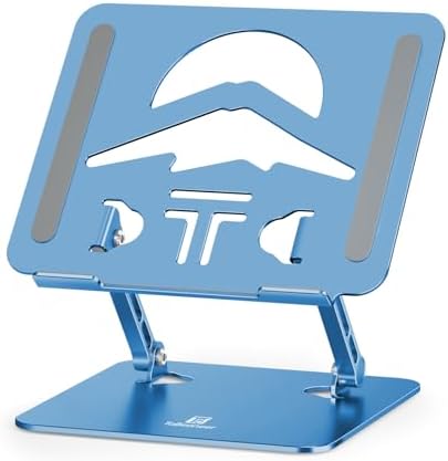 Z-Shaped Laptop Stand for Desk Fits 10"-16" Notebook, Dark Blue