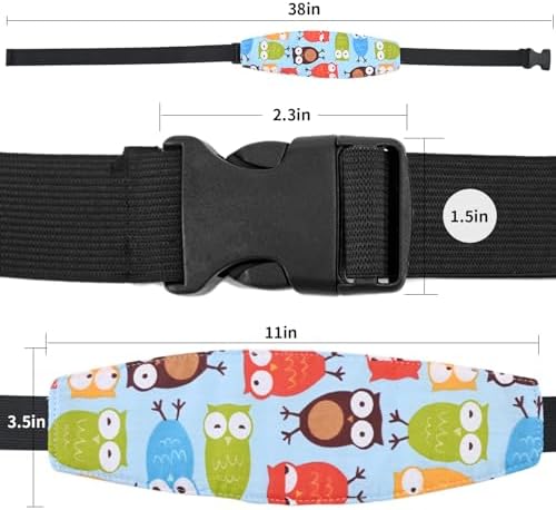 Head Support for Stroller Car Seat - Head Band Strap Headrest for Sleeping Traveling for Toddler Kids Children Child Baby Infant
