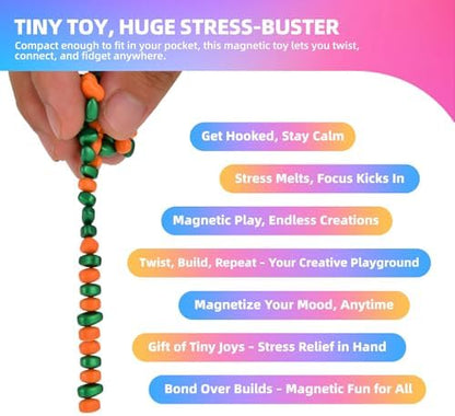 550pcs Fidget Toys Adults,Stress Relief Sensory Toys for Autism ADHD Anxiety,Smooth Ferrite Stones Desk Fidgets Toys,Fidget Toys Gifts