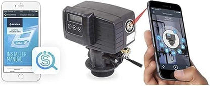 Combo System Fleck Whole House 64k Water Softener Upgraded 10% Resin, 5600sxt Metered, 1" Bypass and Brine Tank, 64,000 Grains and Carbon Pre-Filter
